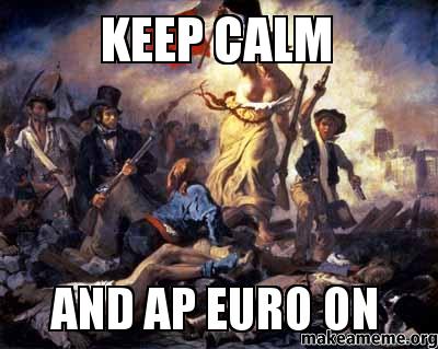 Image result for good luck on ap euro memes